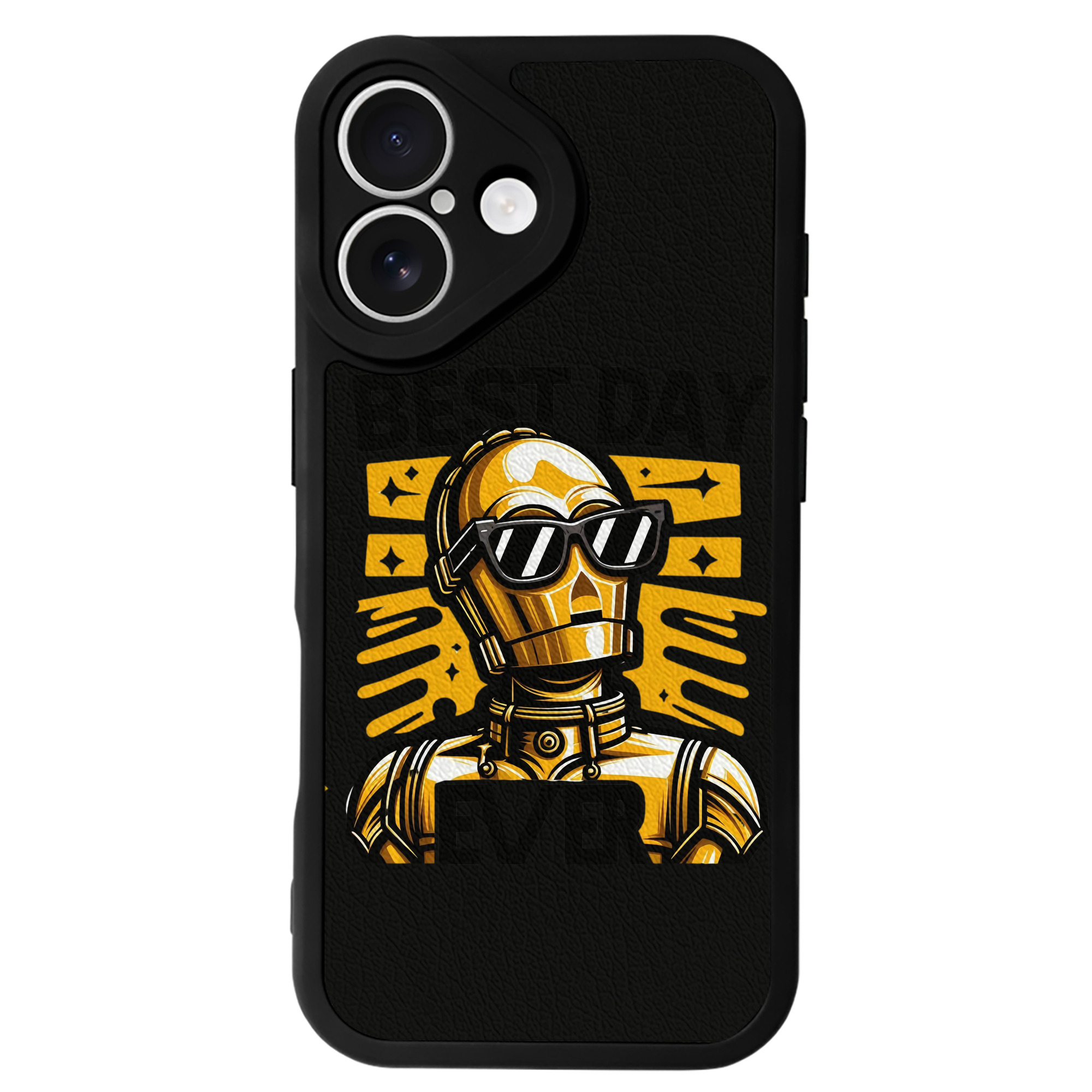 （画像用） スター・ウォーズ Star Wars 【iPhone 16シリーズ対応】シリコンスマホケース（レザー調） 材質：シリコン